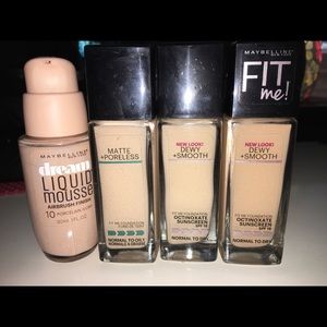 Maybelline foundation BUNDLE